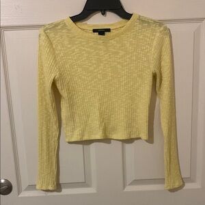 Yellow Long Sleeve Top